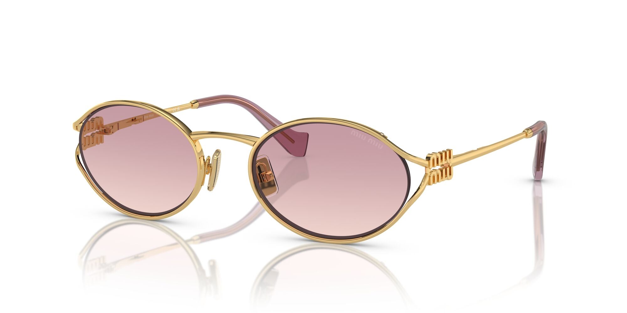 MIU MIU, 0MU 52YS, 5AK06S Gold, 54